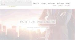 Desktop Screenshot of fortiumpartners.com